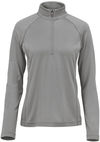 Am image of a Custom Stormtech Womens Mesa Quarter Zip Pullover in Storm Grey!