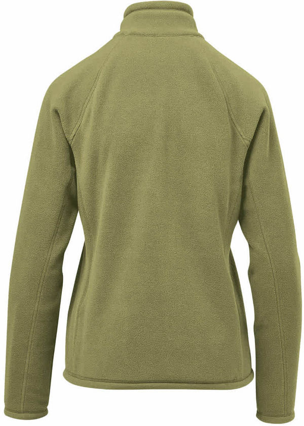 An image of a Custom Stormtech Womens Montauk Fleece Jacket in Sage Green!