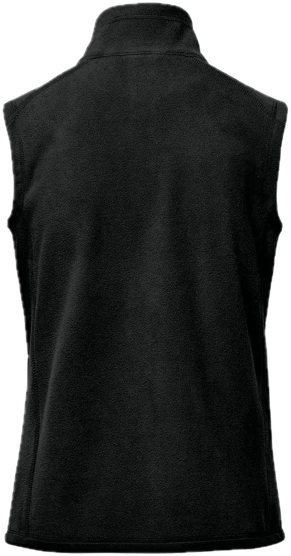 An image of a Custom Stormtech Womens Montauk Fleece Vest in Black!