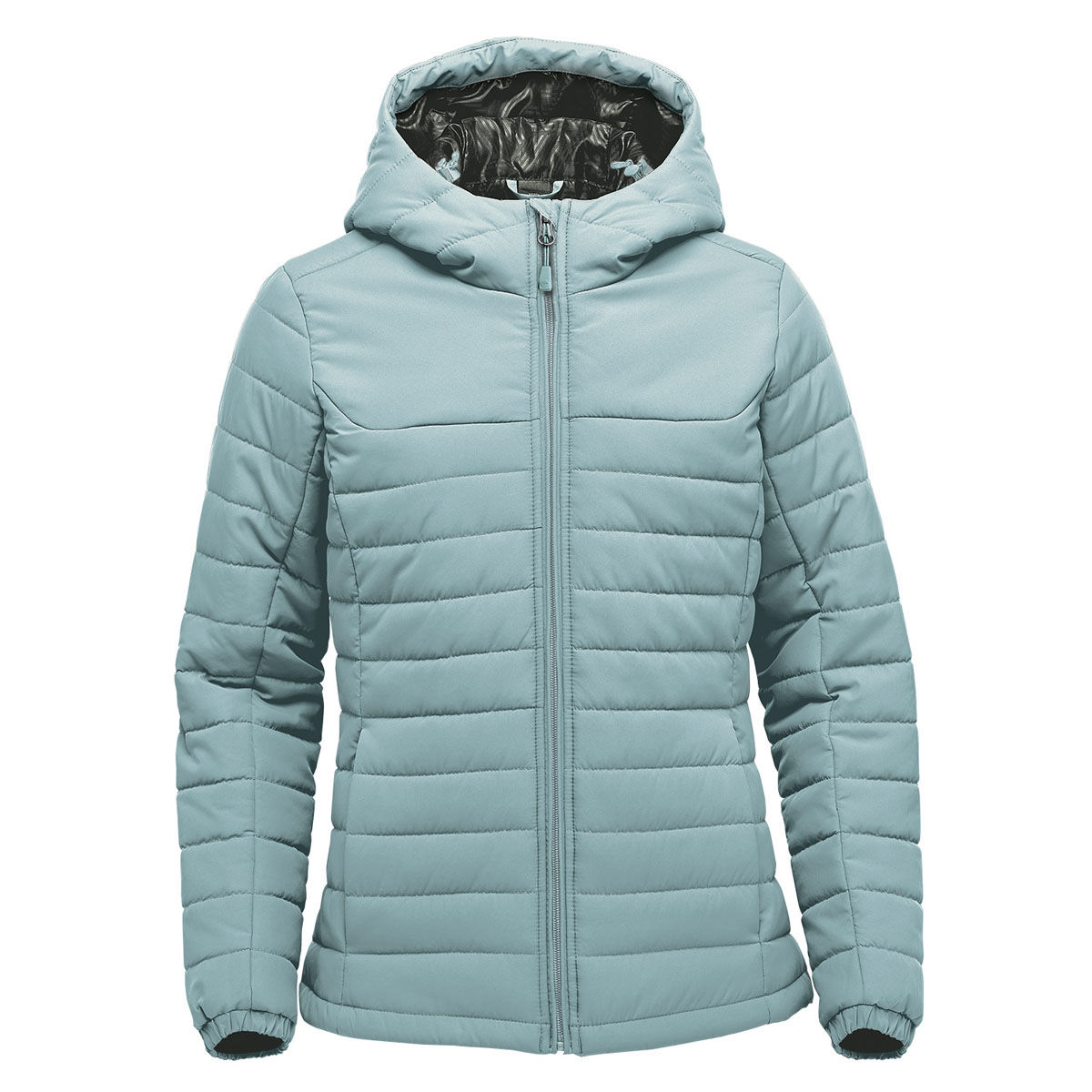 Stormtech Womens Nautilus Quilted Hoody in Ice Blue