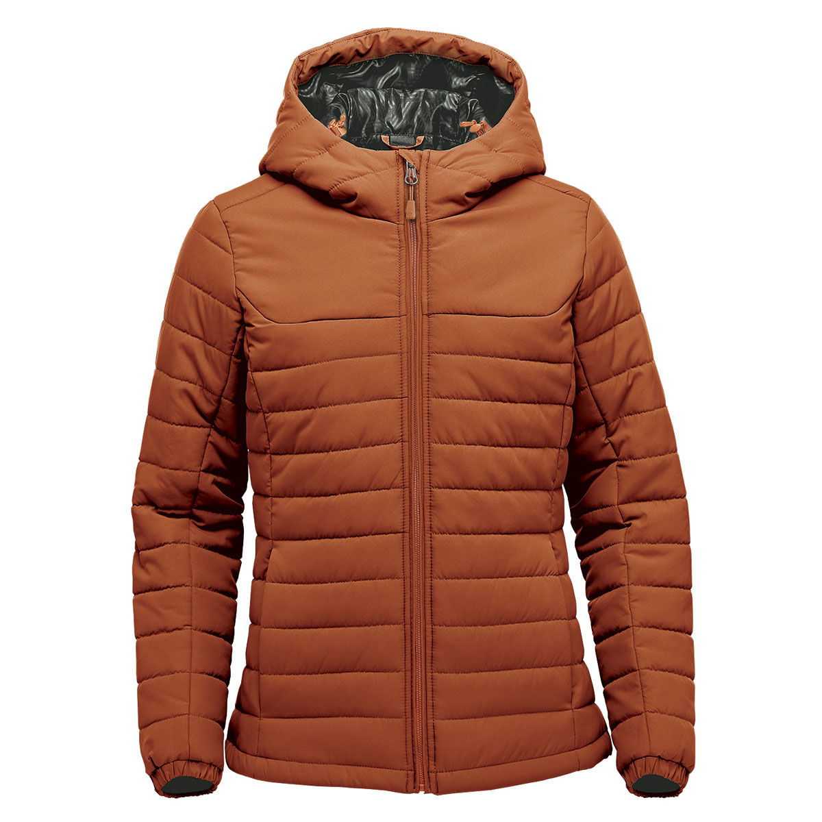 Stormtech Womens Nautilus Quilted Hoody in Rust