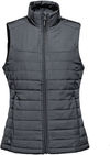 An image of a Custom Stormtech Womens Nautilus Quilted Vest in DOLPHIN!
