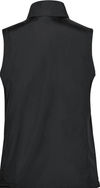 An image of a Custom Stormtech Womens Sierra Lightweight Vest in Black!