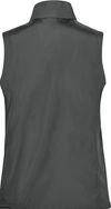 An image of a Custom Stormtech Womens Sierra Lightweight Vest in Granite!