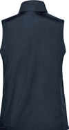 An image of a Custom Stormtech Womens Sierra Lightweight Vest in Navy!