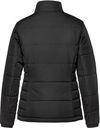 An image of a Custom Stormtech Womens Sierra Quilted Jacket in Black!