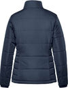 An image of a Custom Stormtech Womens Sierra Quilted Jacket in Navy!