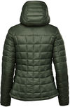 Am image of a Custom Stormtech Womens Tundra Thermal Jacket in Cypress!