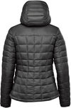 Am image of a Custom Stormtech Womens Tundra Thermal Jacket in Granite!