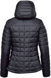 Am image of a Custom Stormtech Womens Tundra Thermal Jacket in Midnight!
