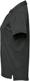 An image of a Custom Stormtech Womens Volante H2X Dry Polo in Charcoal Heather!