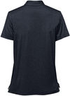 An image of a Custom Stormtech Womens Volante H2X Dry Polo in Midnight Heather!