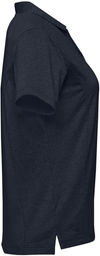 An image of a Custom Stormtech Womens Volante H2X Dry Polo in Midnight Heather!