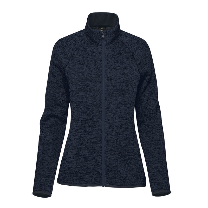 Stormtech Womens Yosemite Full Zip Fleece Jacket in Navy Heather