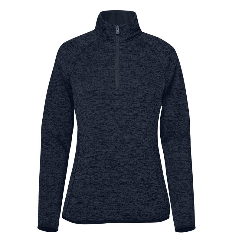Stormtech Womens Yosemite Half Zip Pullover in Navy Heather