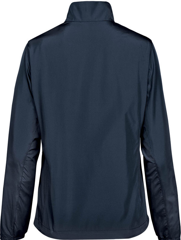 An image of a Custom Stormtech Womens Sierra Lightweight Shell in Navy!