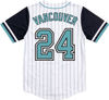 An image of a Custom Sublimated Button Up Baseball Jersey in Baseball Fabric!