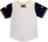 Am image of a Custom Sublimated Button Up Baseball Jersey in Essential!