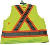 Am image of a Custom Sumaggo High Visibility Surveyor Vest in Lime!