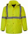 An image of a Custom Sumaggo High Visibility Winter Parka Jacket in Lime!