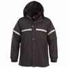 An image of a Custom Sumaggo Oxford Jacket with 3M Reflective Material in Black!