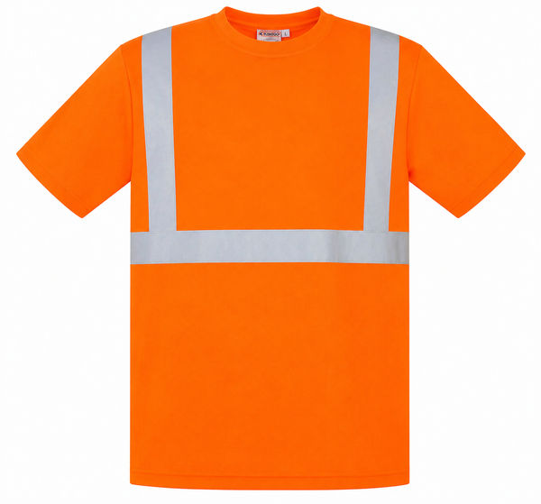 An image of a Custom Sumaggo Safety 100 Percent Cotton Tshirt in Orange!