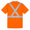 An image of a Custom Sumaggo Safety 100 Percent Cotton Tshirt in Orange!