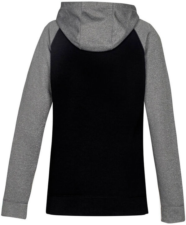 Am image of a Custom Biz Collection Hype Ladies Two Tone Hoodie in Black/Grey Markle!