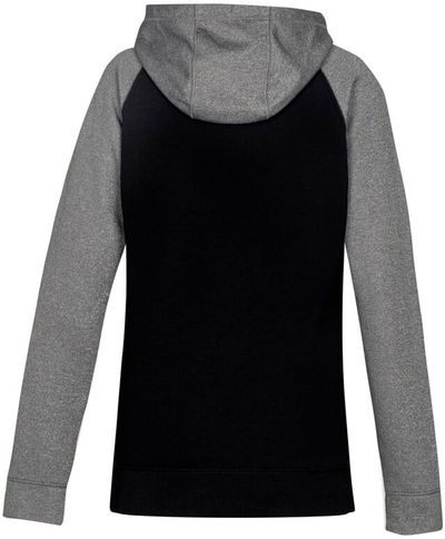 Am image of a Custom Biz Collection Hype Ladies Two Tone Hoodie in Black/Grey Markle!