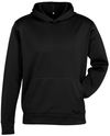 Am image of a Custom Biz Collection Kids Hype Pull On Hoodie in Black!