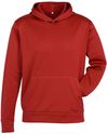 Am image of a Custom Biz Collection Kids Hype Pull On Hoodie in Red!
