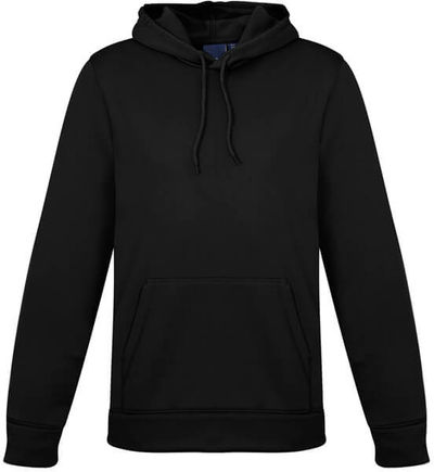 Am image of a Custom Biz Collection Ladies Hype Pull On Hoodie in Black!