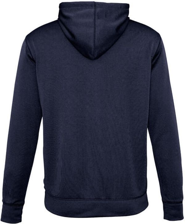 Am image of a Custom Biz Collection Ladies Hype Pull On Hoodie in Navy!