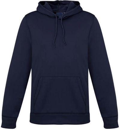 Am image of a Custom Biz Collection Ladies Hype Pull On Hoodie in Navy!