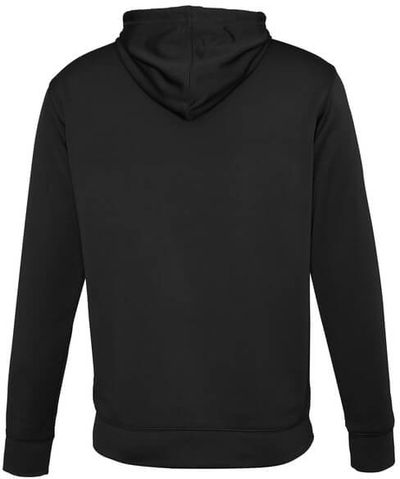 Am image of a Custom Biz Collection Kids Hype Pull On Hoodie in Black!