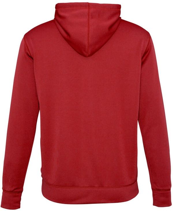 Am image of a Custom Biz Collection Kids Hype Pull On Hoodie in Red!