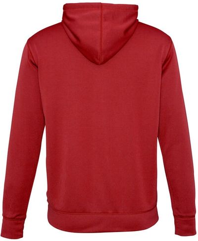 Am image of a Custom Biz Collection Kids Hype Pull On Hoodie in Red!