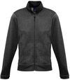 Am image of a Custom Biz Collection Mens Hype Full Zip Jacket in Black Marle!