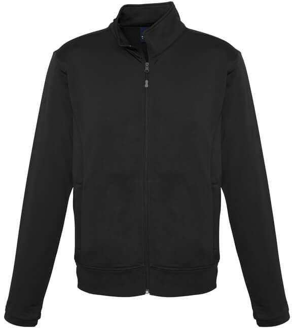 Biz Collection Mens Hype Full Zip Jacket in Black