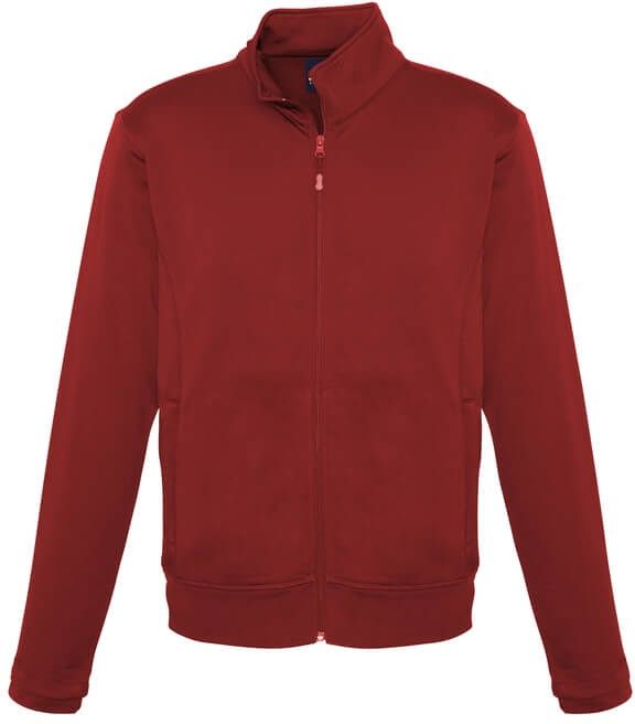Biz Collection Mens Hype Full Zip Jacket in Red