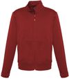 Am image of a Custom Biz Collection Mens Hype Full Zip Jacket in Red!