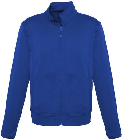 Am image of a Custom Biz Collection Mens Hype Full Zip Jacket in Royal!