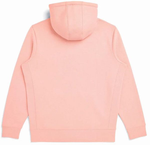 Am image of a Custom Original Favorites Organic Cotton Hooded Sweatshirt in Salmon!