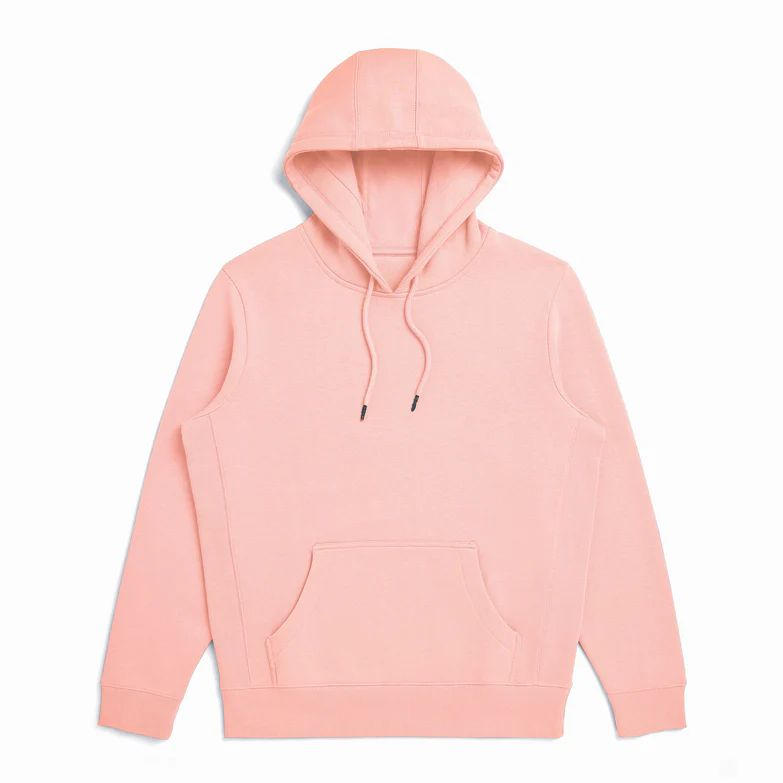 Original Favorites Organic Cotton Hooded Sweatshirt in Salmon