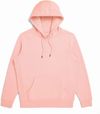 Am image of a Custom Original Favorites Organic Cotton Hooded Sweatshirt in Salmon!