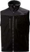 Am image of a Custom Helly Hansen Men's Oxford Lined Vest in Black/Ebony!