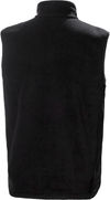 Am image of a Custom Helly Hansen Men's Manchester 2.0 Fleece Vest in Black!