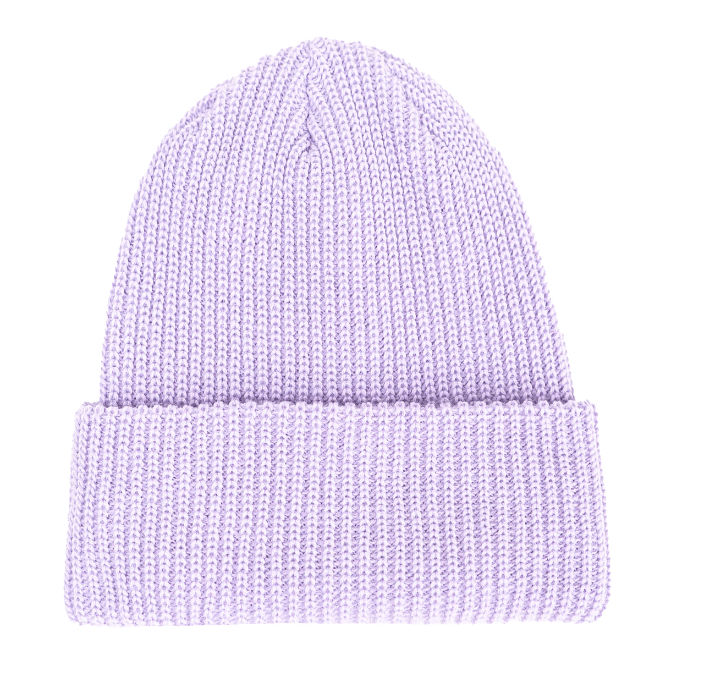 Beaniiez Accent Acrylic Toque in Lavender