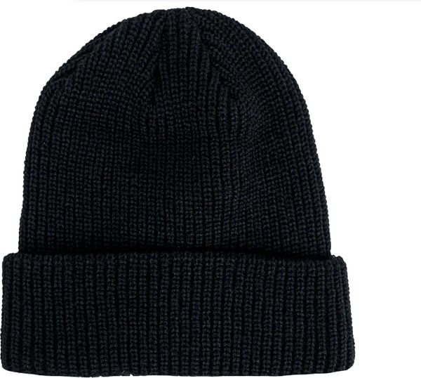 Am image of a Custom Beaniiez Accent Acrylic Toque in Black!