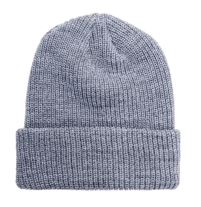 Beaniiez Accent Acrylic Toque in Gunmetal Heather